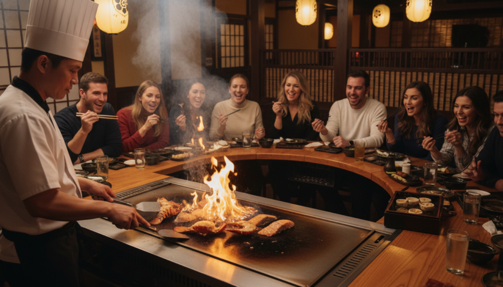Hibachi dining experience