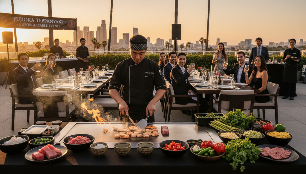 Los Angeles teppanyaki catering