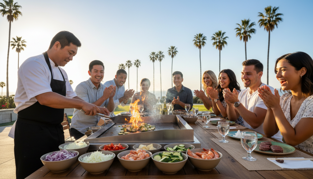 Teppanyaki catering Los Angeles