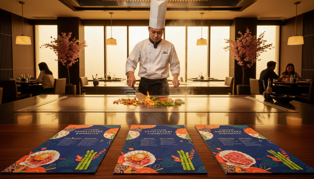 customized teppanyaki menus customized teppanyaki menus