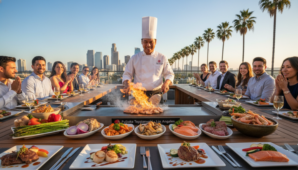 gourmet teppanyaki catering Los Angeles