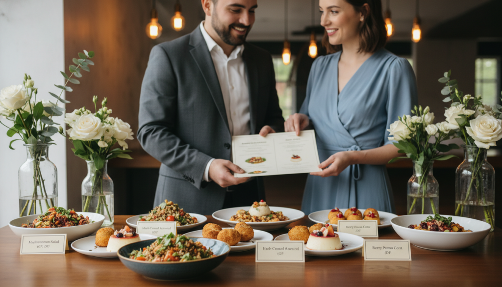 personalized catering menu choices