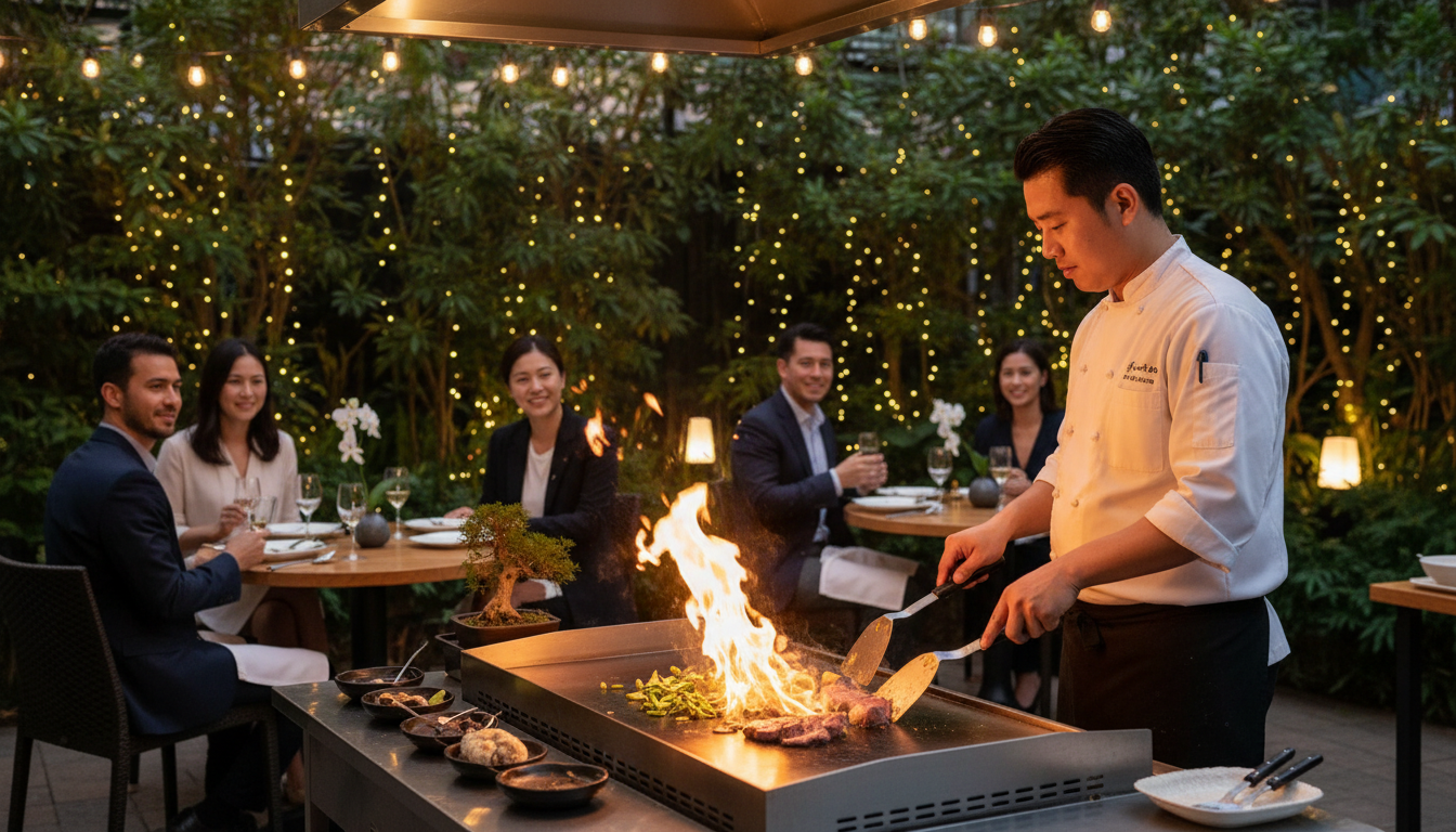trusted teppanyaki catering company